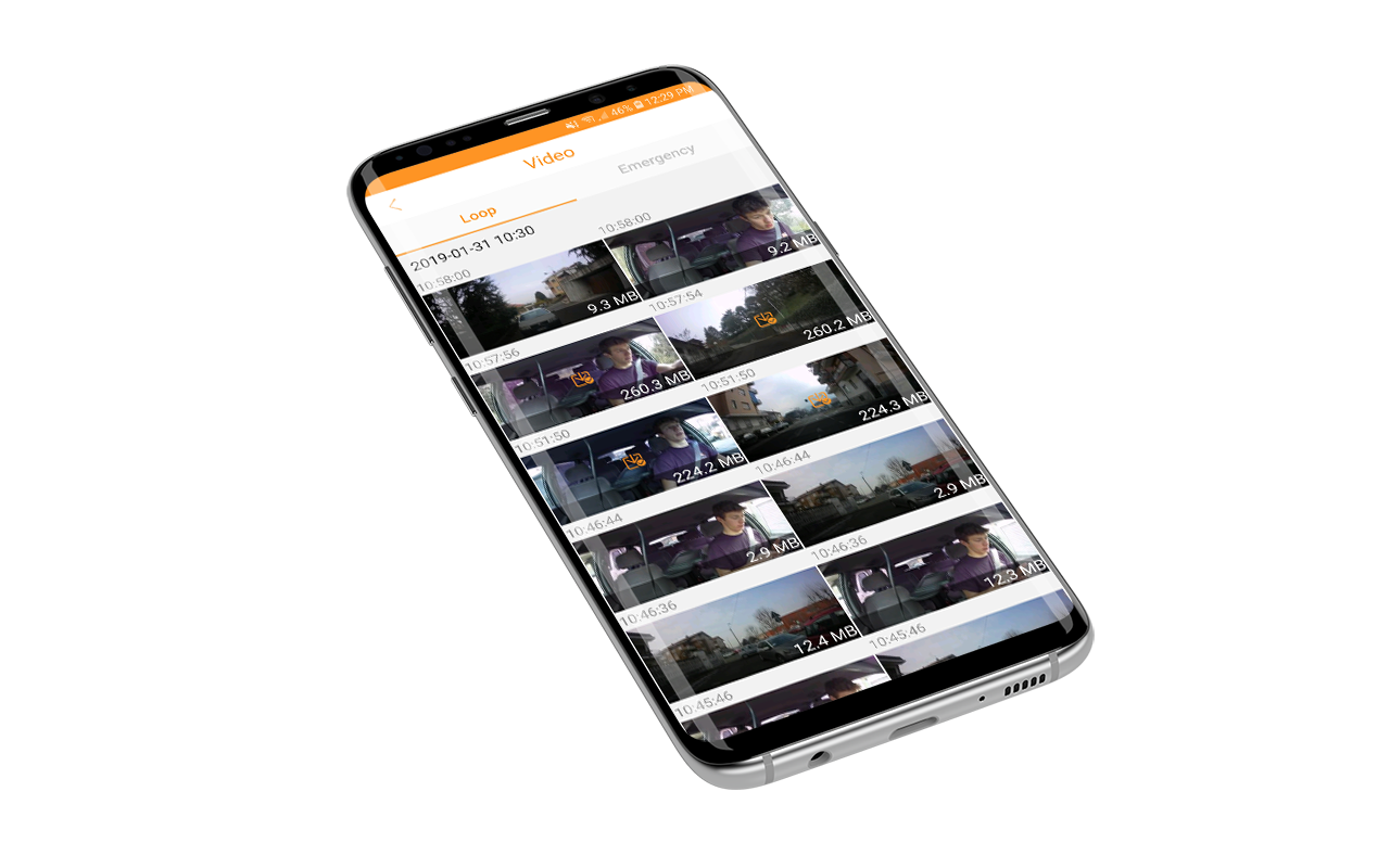 APP per telecamere auto black box